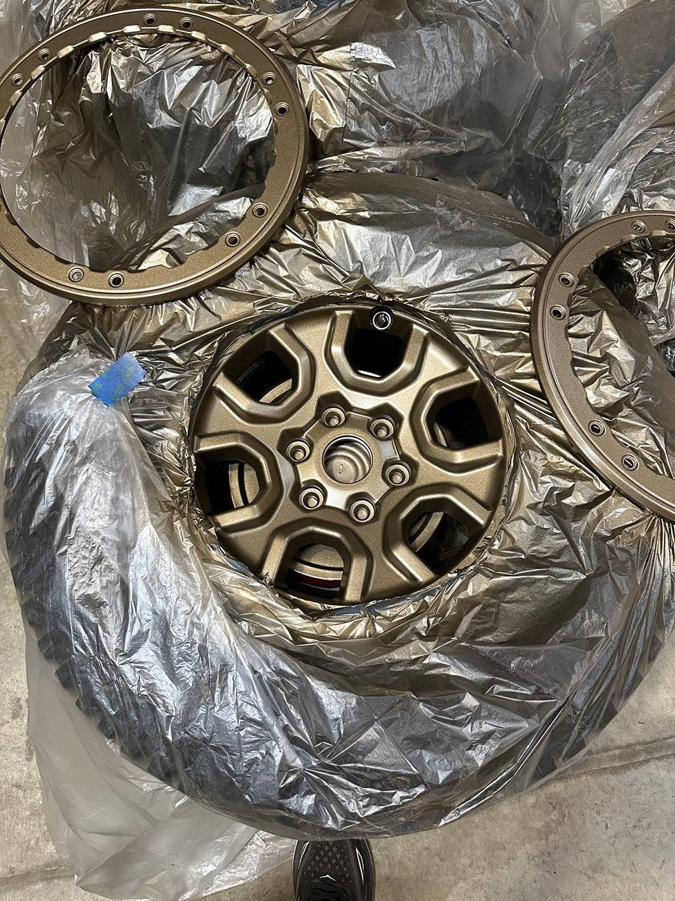 Ford Bronco OEM Sasquatch Wheels Painted Bronze IMG_2519