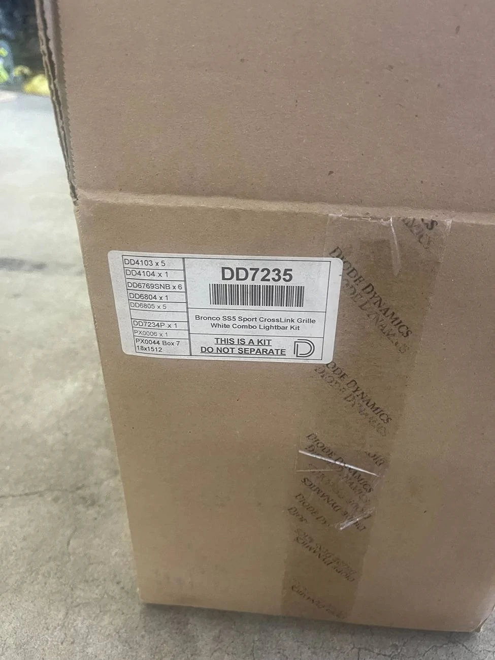 Ford Bronco Diode Dynamics SS5 Grille Lightbar Kit - Open Box Special! IMG_9034