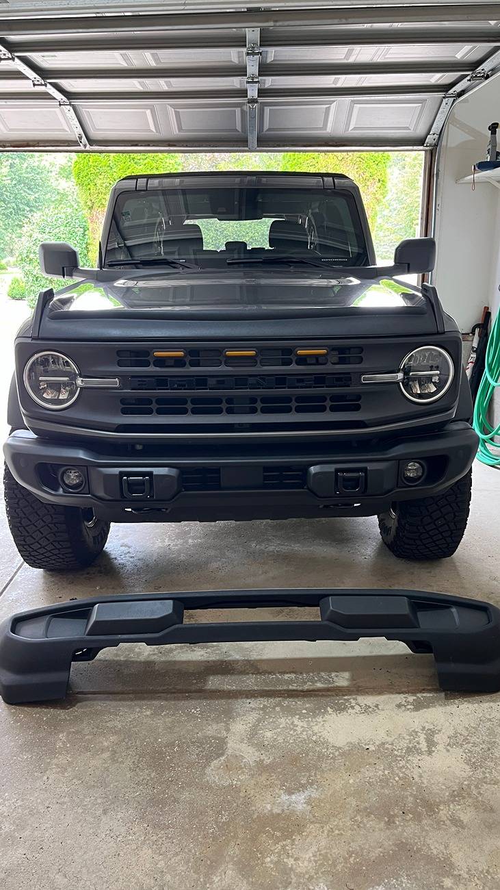 Ford Bronco New owner plastic bumper upgrade options IMG_0415