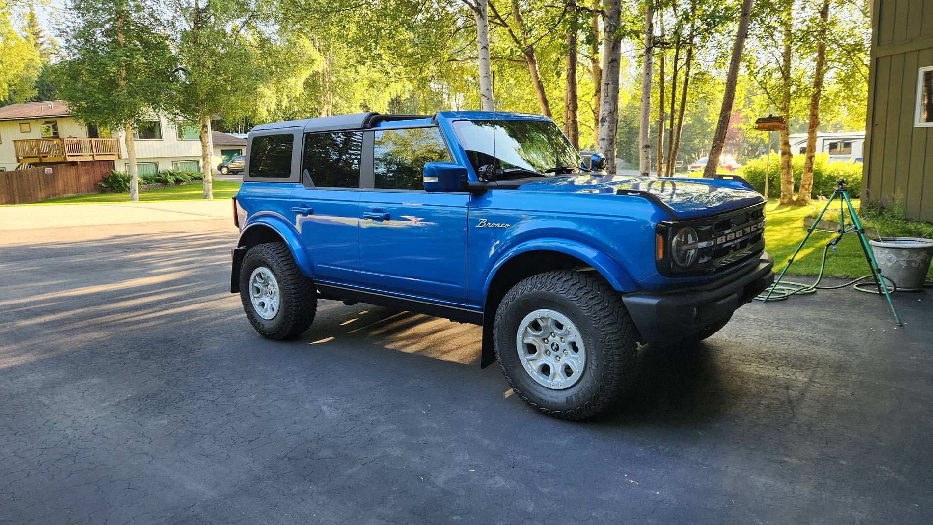 Ford Bronco Let's see your painted/powder coated Sasquatch wheels and beauty rings 20240804_194734