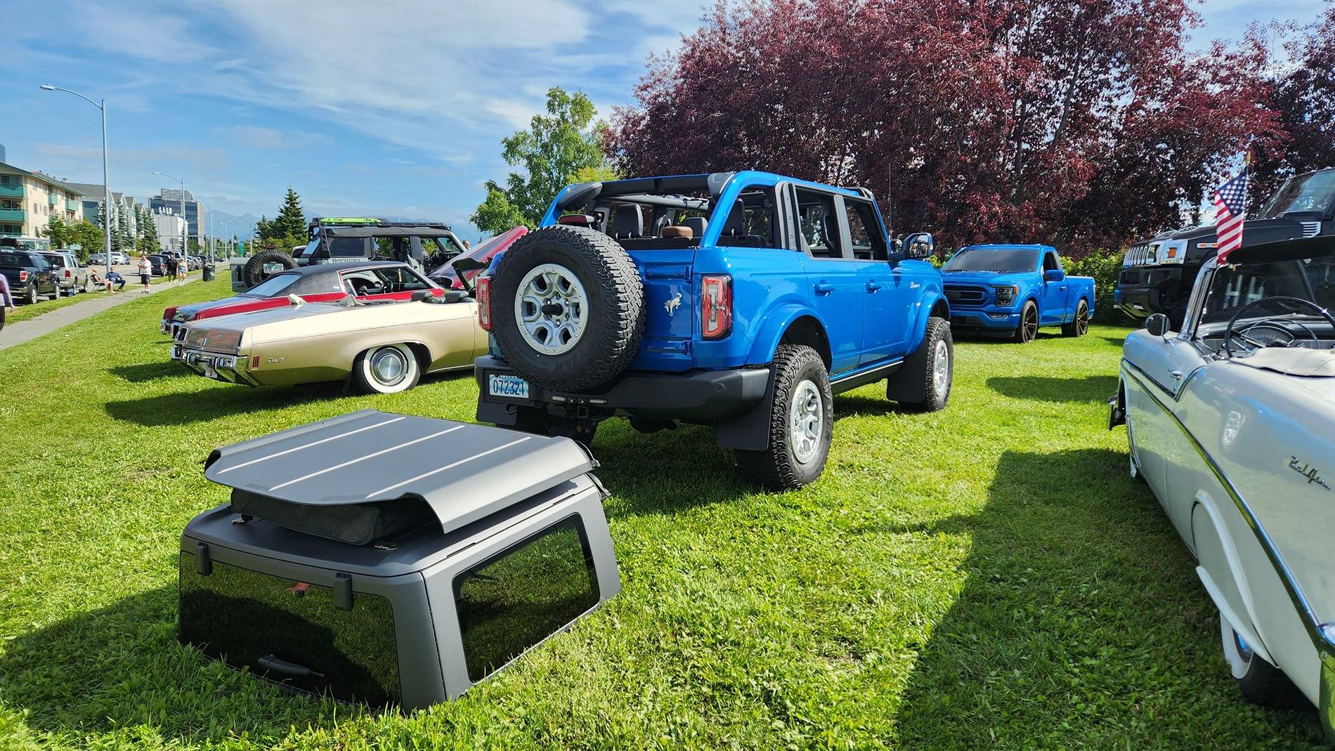Ford Bronco Let's see your painted/powder coated Sasquatch wheels and beauty rings 20240804_145049