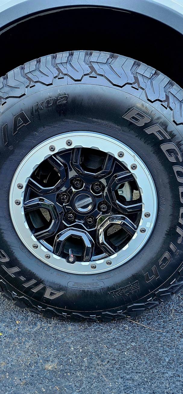 Ford Bronco Sasquatch wheel center caps 20240922_165841