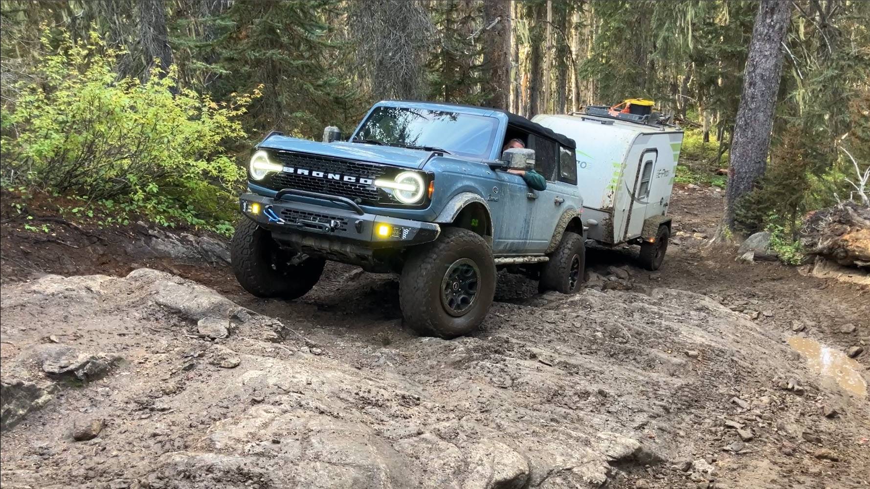 Ford Bronco Whipsaw Trail 9-20/21-2024 While Towing Trailer 2024-09-23_08-52-24