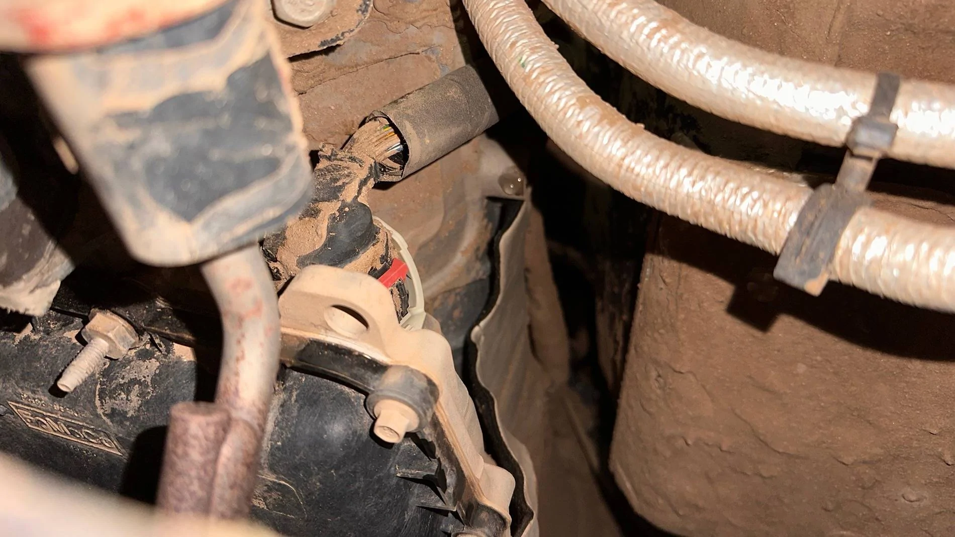 Ford Bronco Water dripping from above transfer case IMG_0088