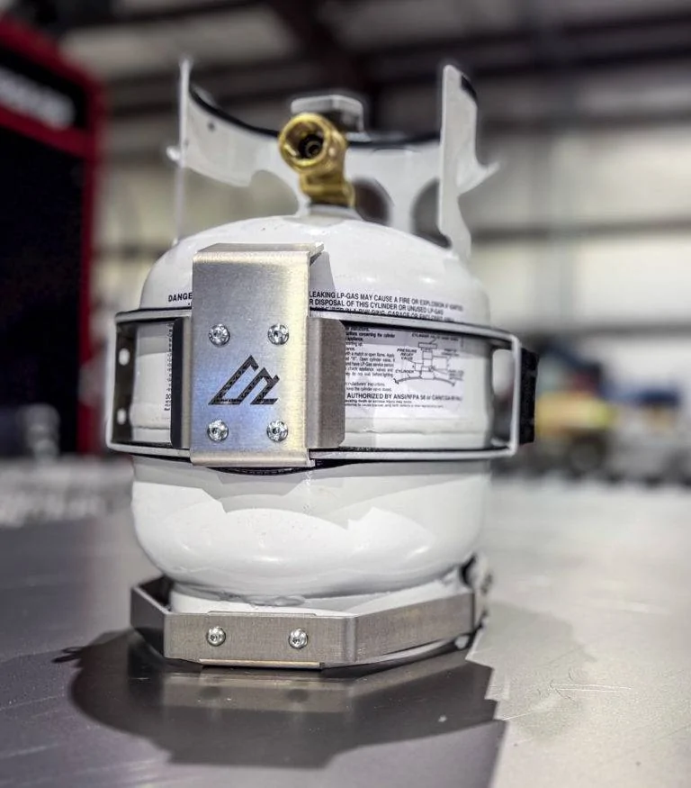 Ford Bronco 5lbs propane mount Lightweight-5LB-Propane-Bottle-Mount-4-e1726707452406-768x875