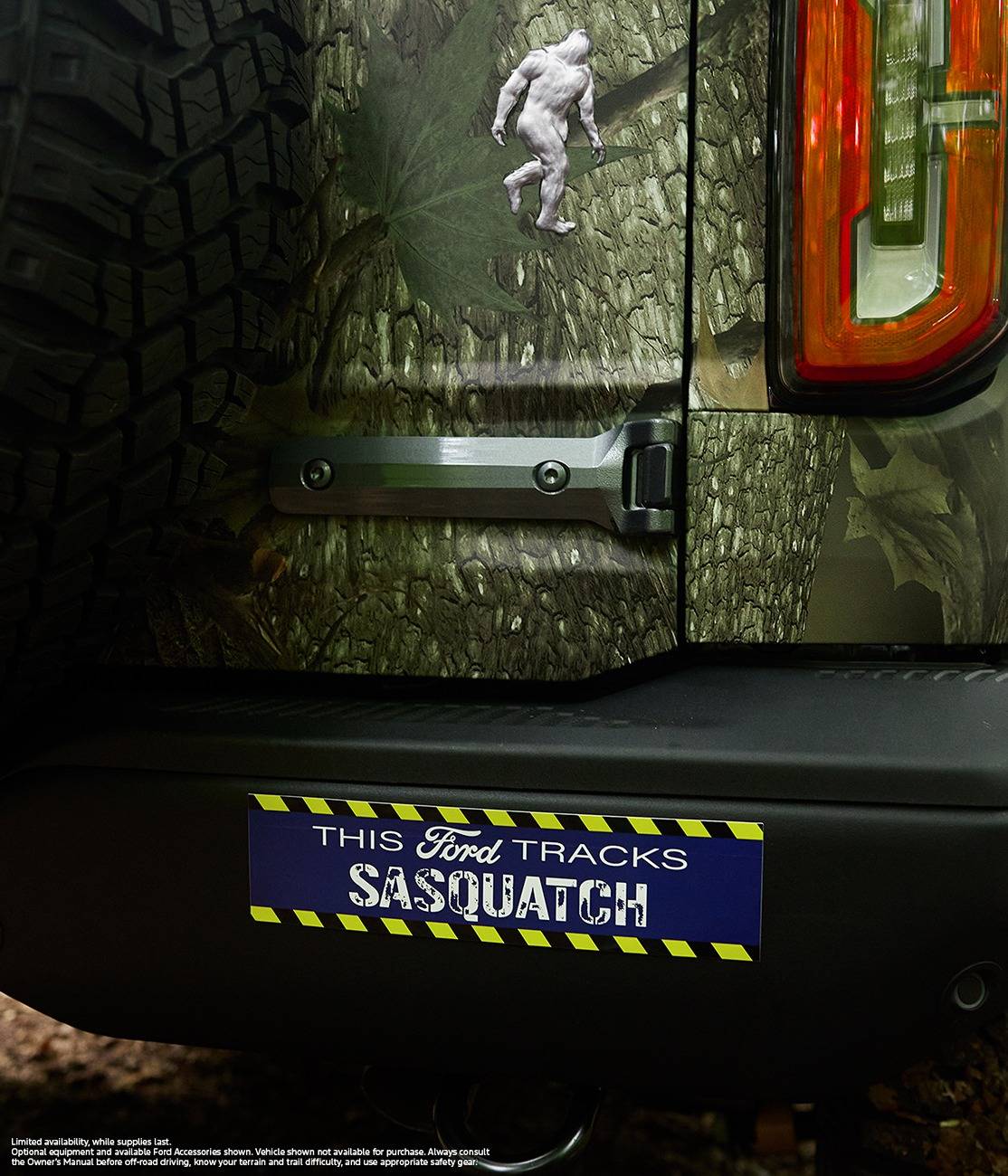 Ford Bronco Bronco Sasquatch Searcher Sweepstakes Begins FMBR1690000_Bronco_Sasquatch_Fordcom_MerchBumperSticker_1200x1400_00