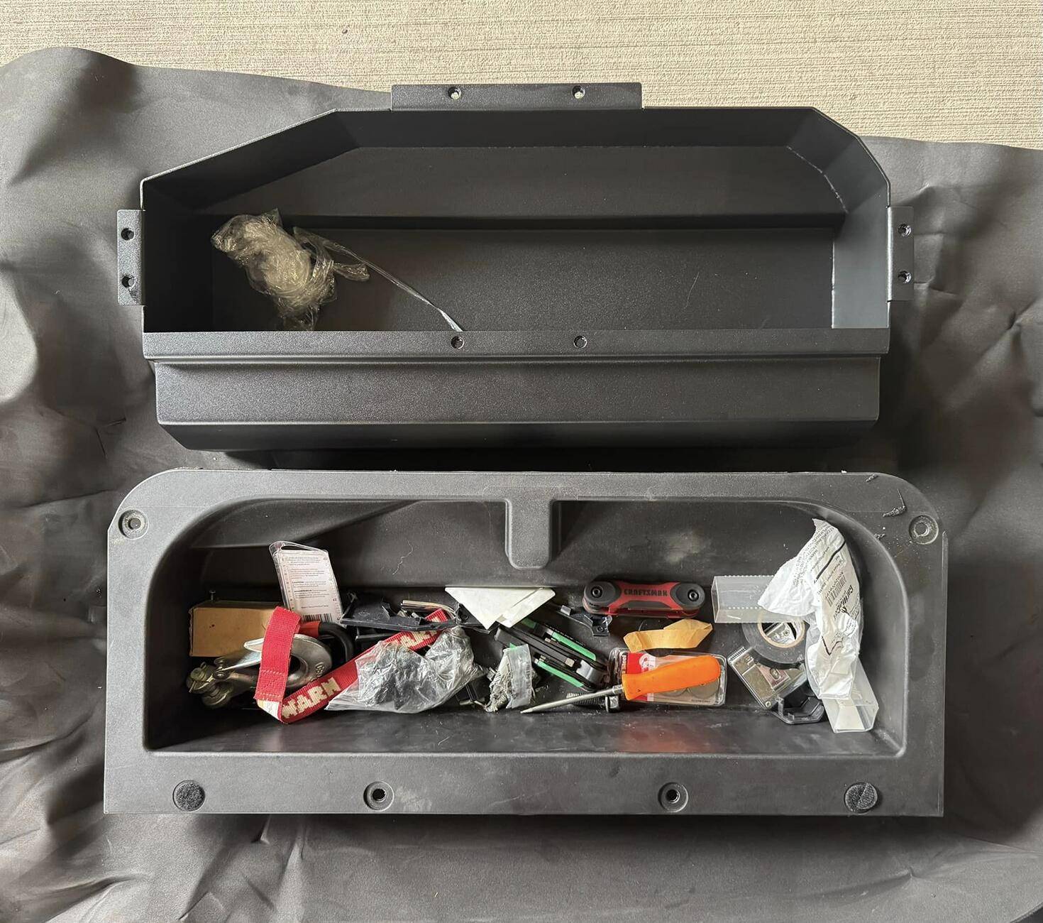 Ford Bronco DV8 Storage Cargo Box installed in a 2D 1727358985055-kk