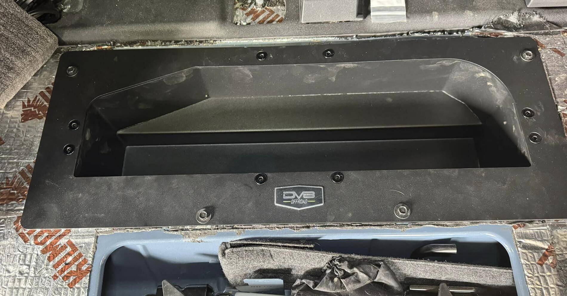 Ford Bronco DV8 Storage Cargo Box installed in a 2D 1727359100278-bf