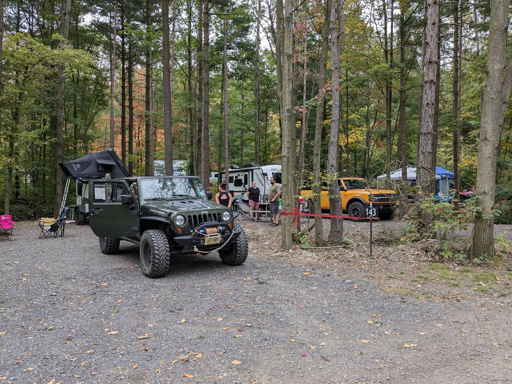 Ford Bronco Wheeling/Camping at Anthracite Offroad Adventure Area (AOAA) in PA PXL_20240921_140731795