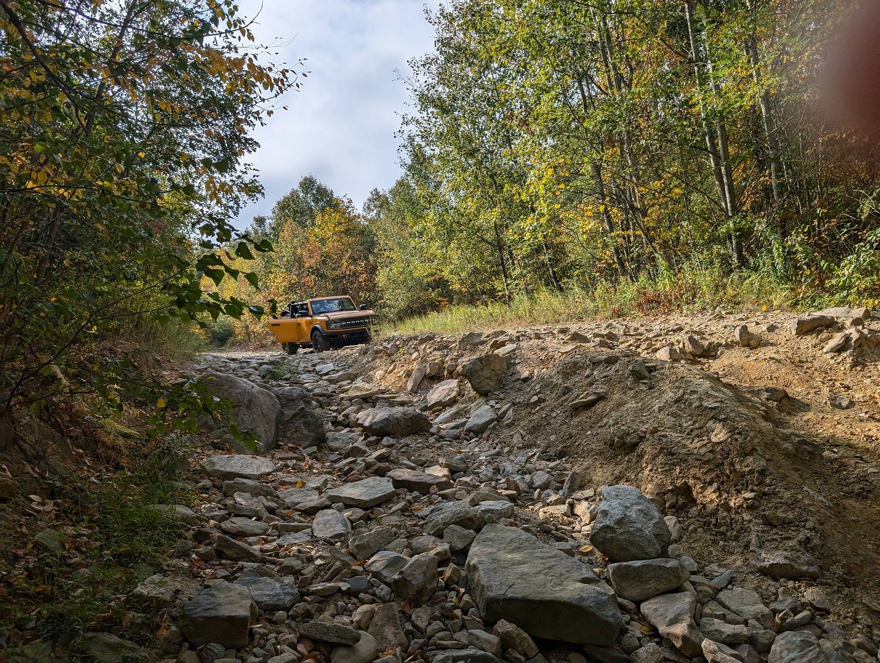 Ford Bronco Wheeling/Camping at Anthracite Offroad Adventure Area (AOAA) in PA PXL_20240921_145125130