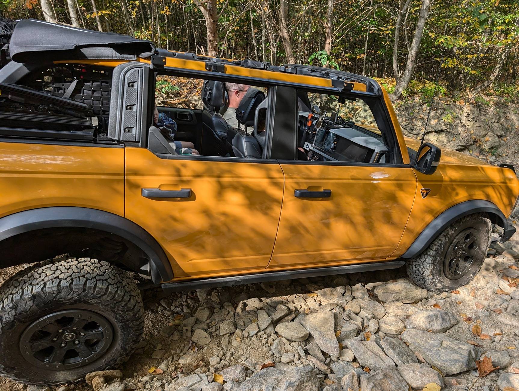 Ford Bronco Wheeling/Camping at Anthracite Offroad Adventure Area (AOAA) in PA PXL_20240921_145239522