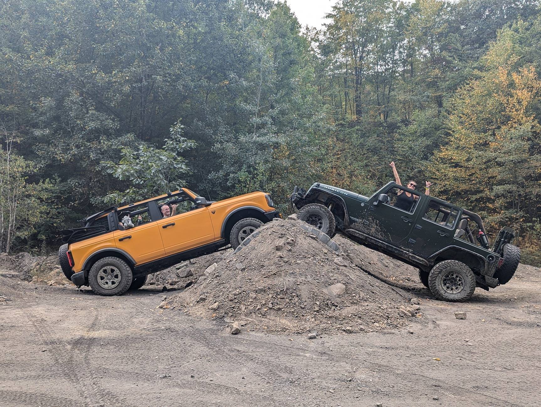 Ford Bronco Wheeling/Camping at Anthracite Offroad Adventure Area (AOAA) in PA PXL_20240921_153837207