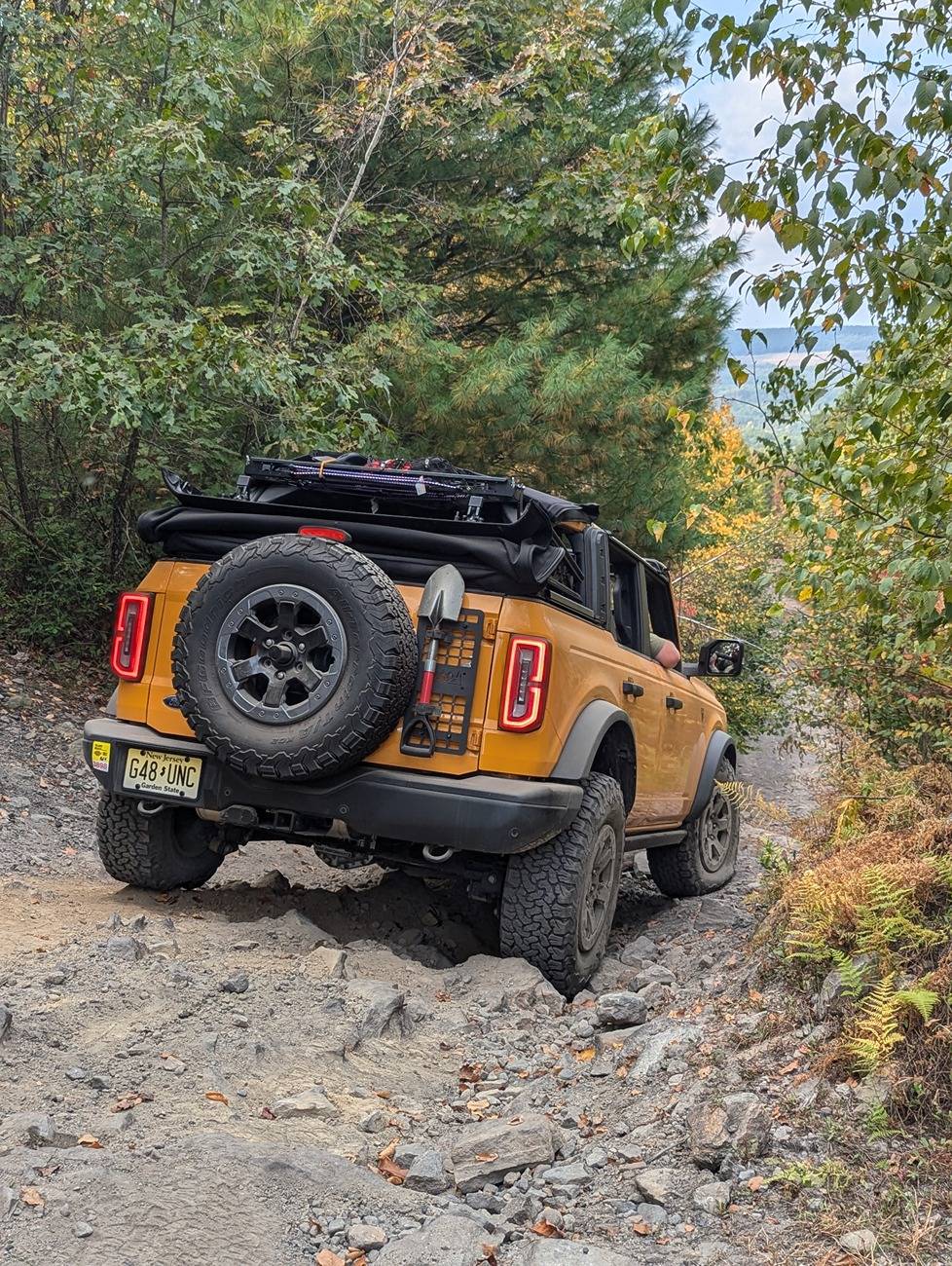 Ford Bronco Wheeling/Camping at Anthracite Offroad Adventure Area (AOAA) in PA PXL_20240921_184700081