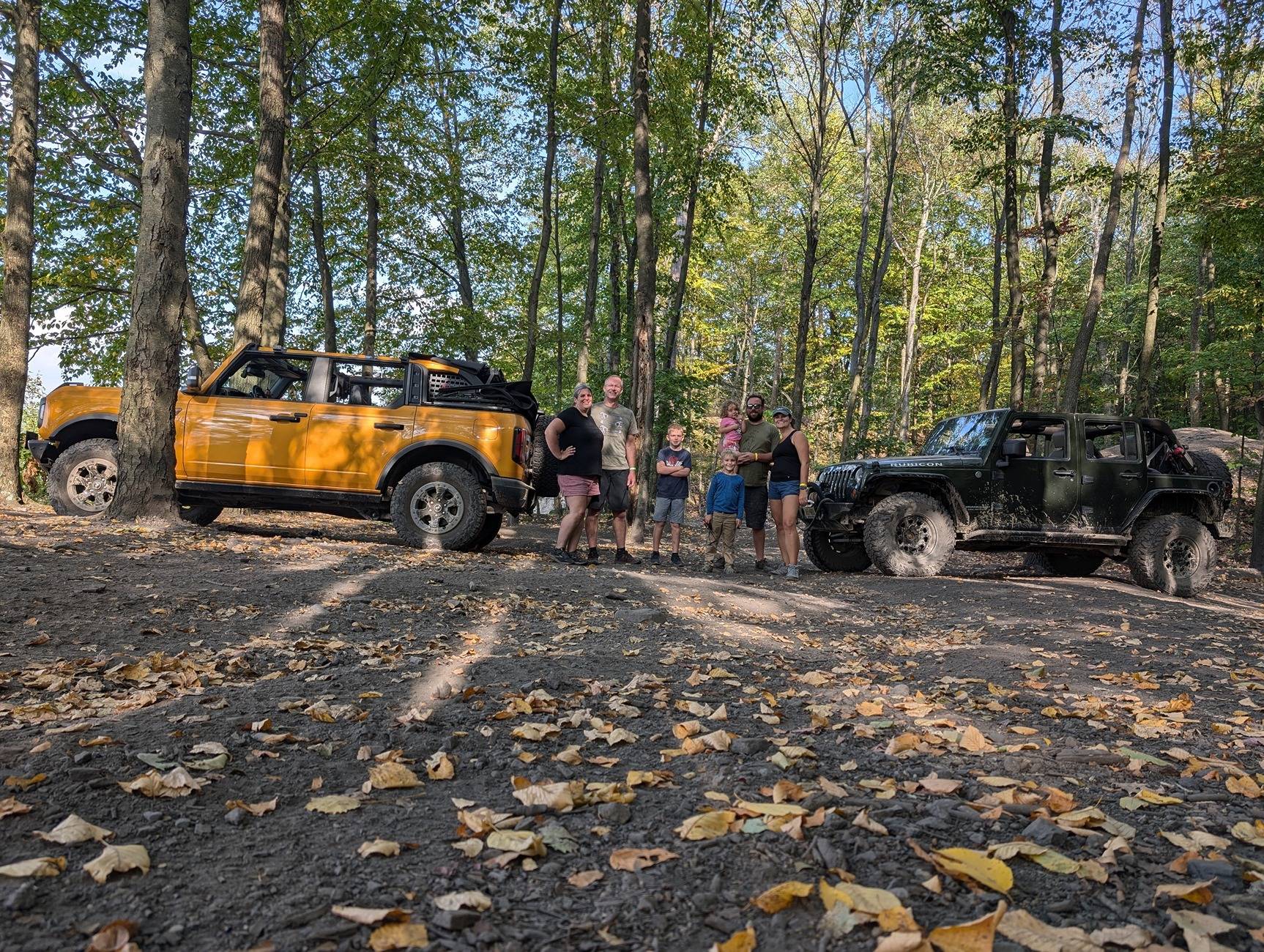 Ford Bronco Wheeling/Camping at Anthracite Offroad Adventure Area (AOAA) in PA PXL_20240921_200612390.NIGHT