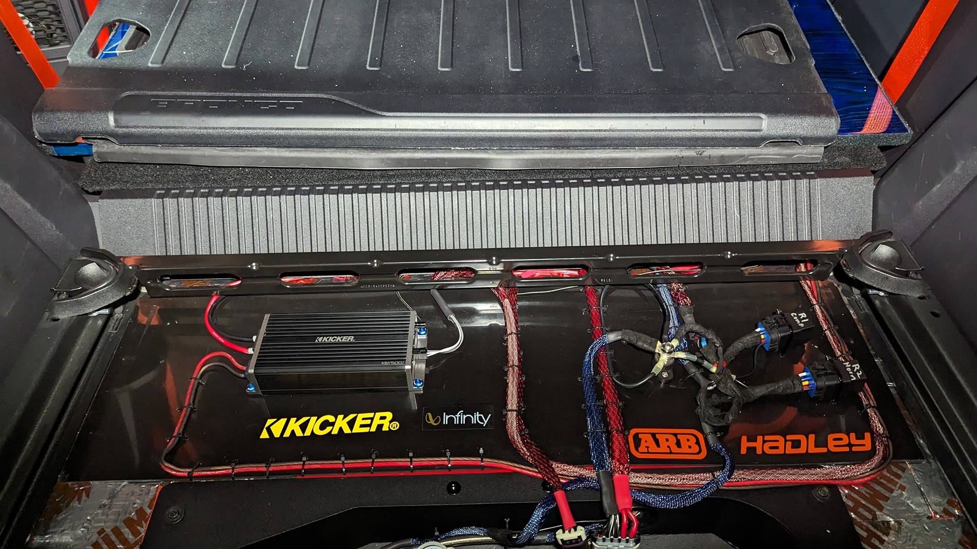Ford Bronco DV8 Storage Cargo Box installed in a 2D PXL_20240311_011040910