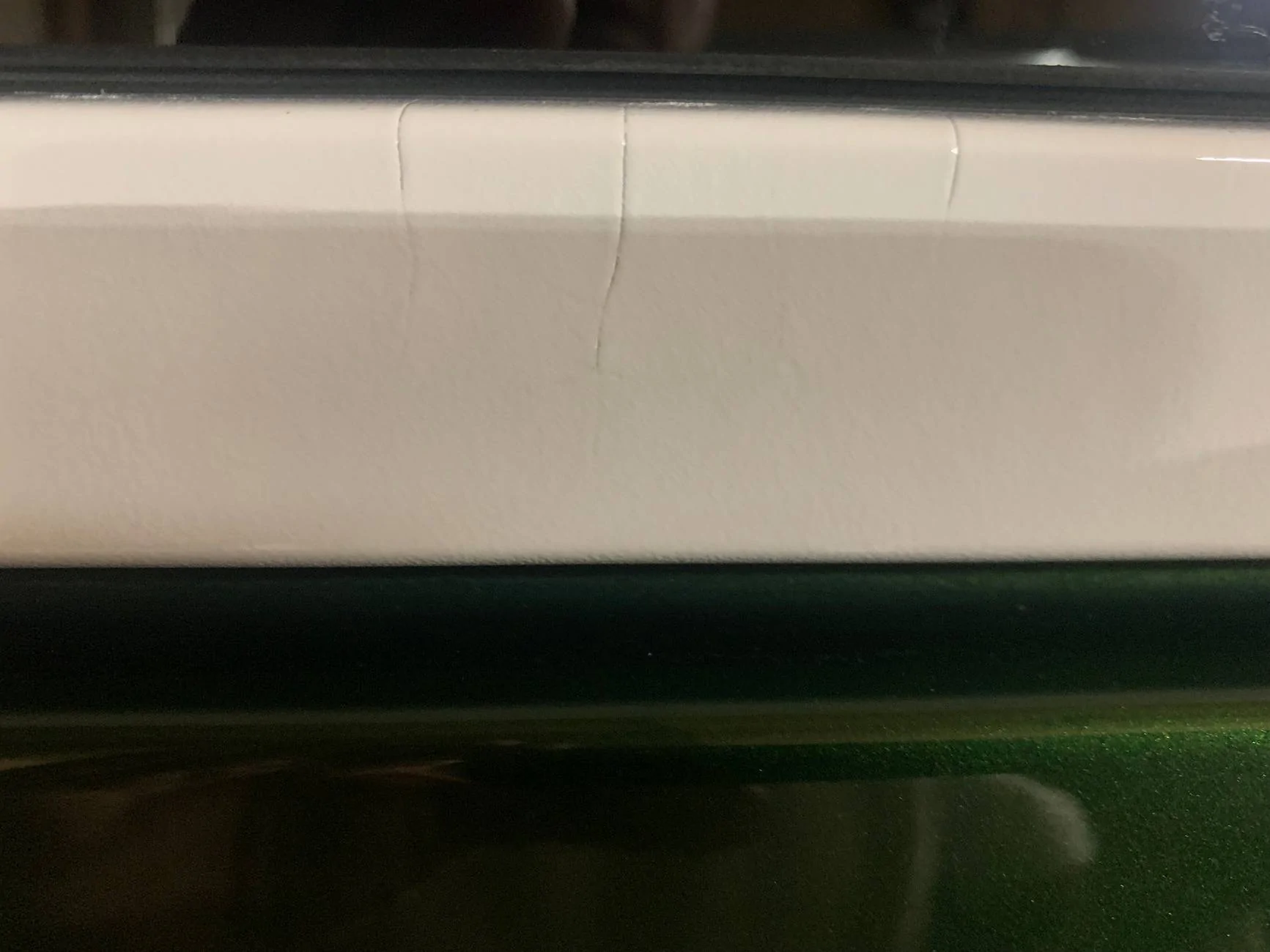 Ford Bronco Stress cracks in two door top below window?? passanger