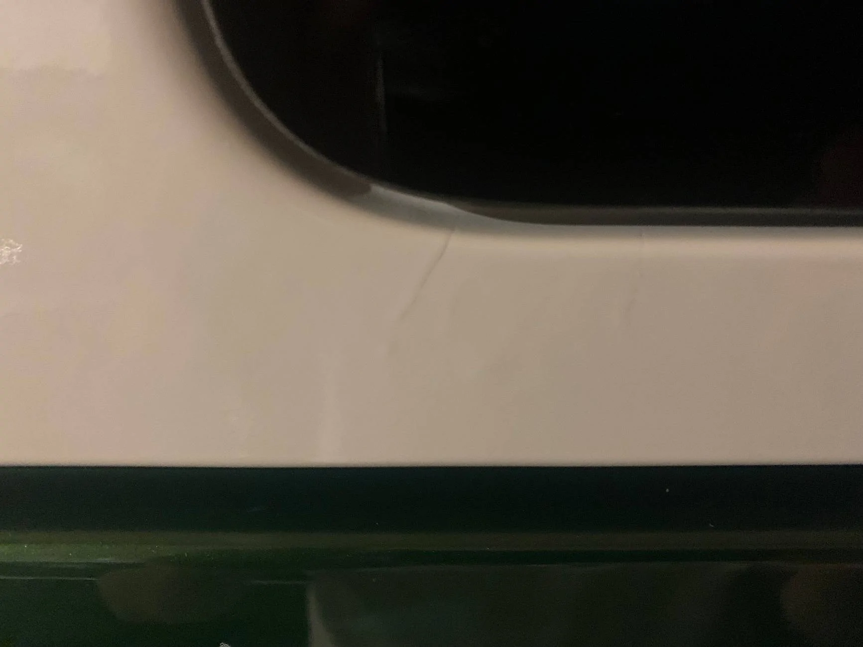 Ford Bronco Stress cracks in two door top below window?? Drivers