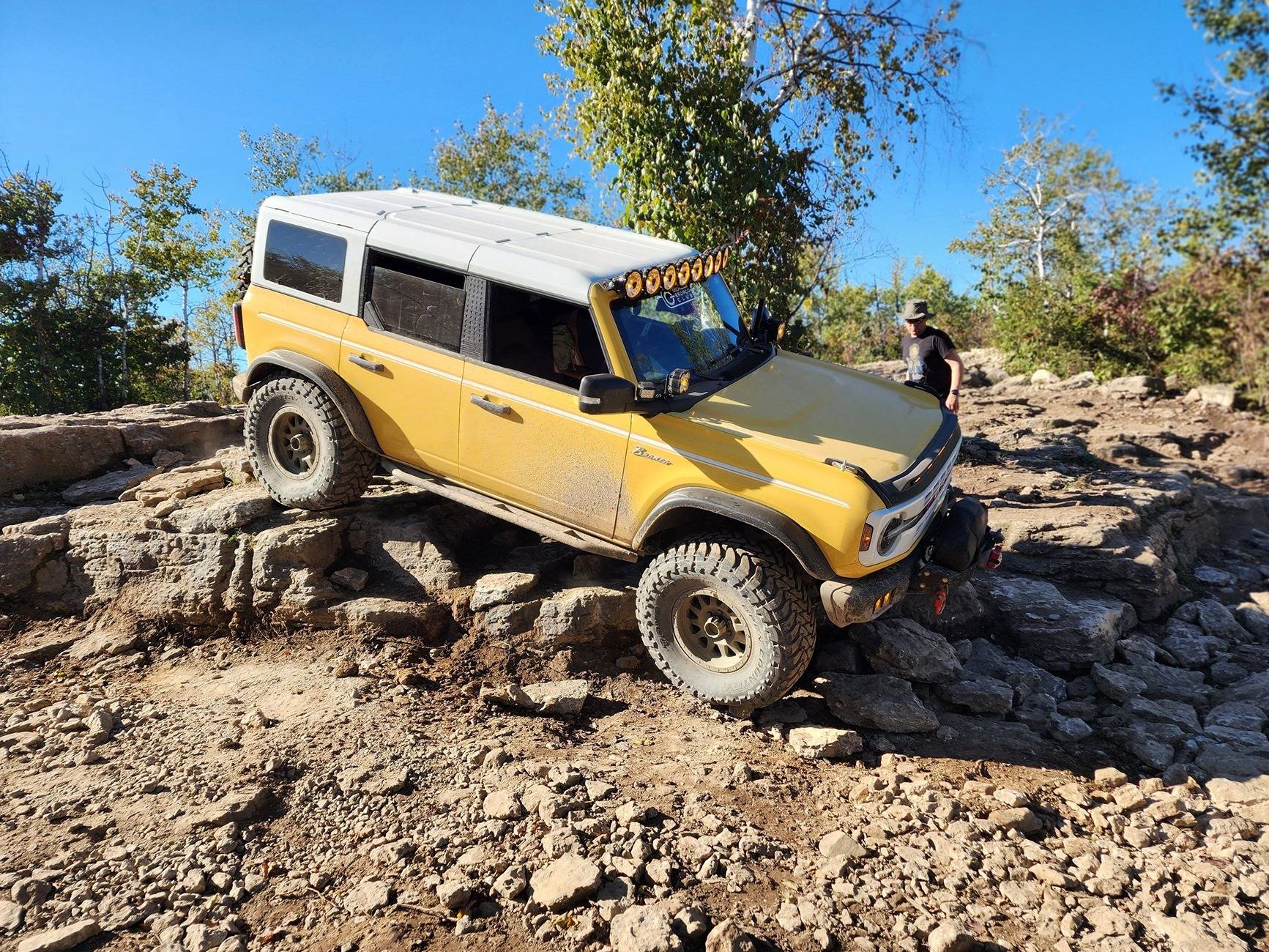 Ford Bronco Michigan Bronco Club Takes on Drummond Island DI Marblehaed 9.24