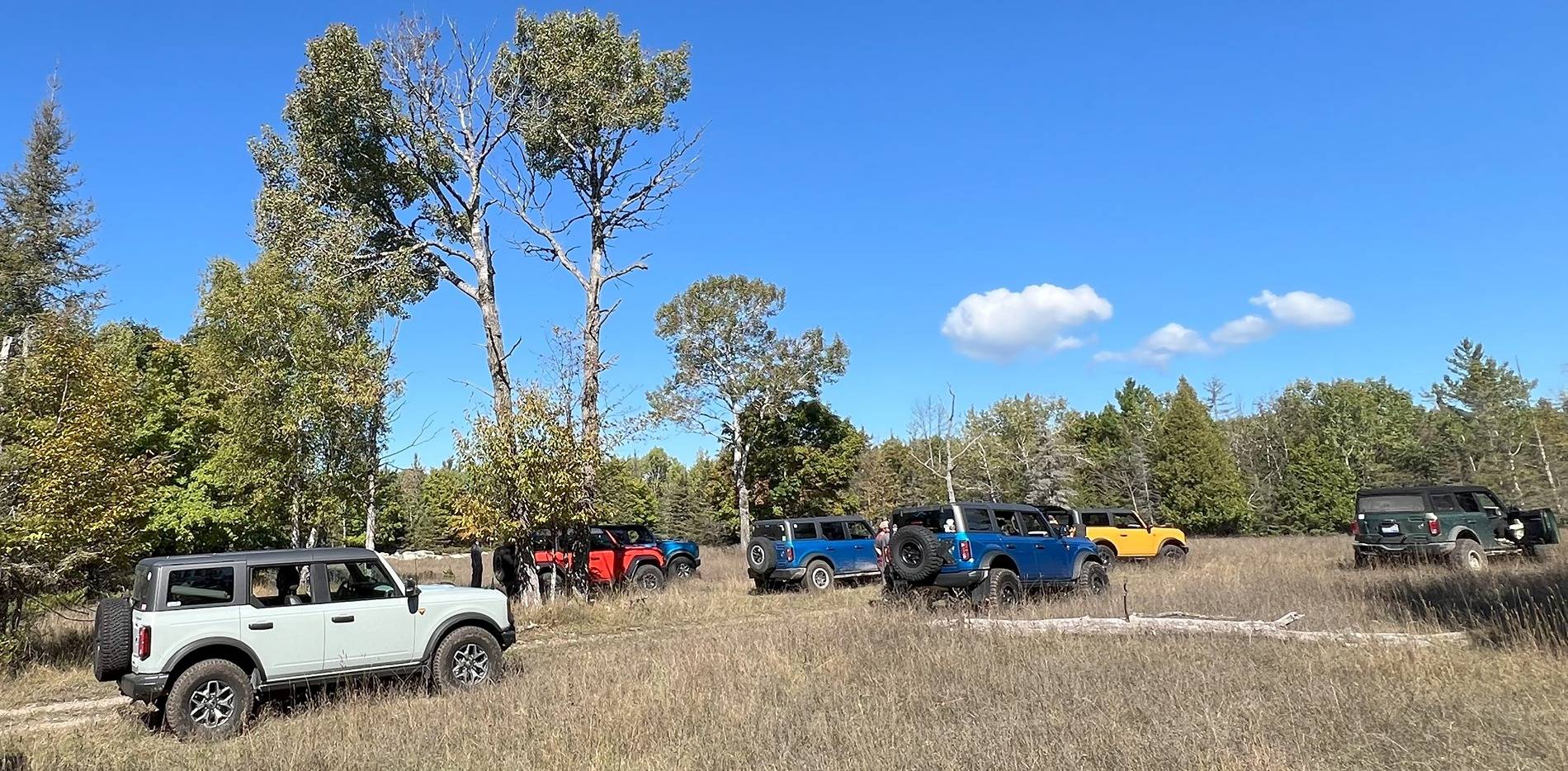 Ford Bronco Michigan Bronco Club Takes on Drummond Island DI Turtle Ridge 9.24