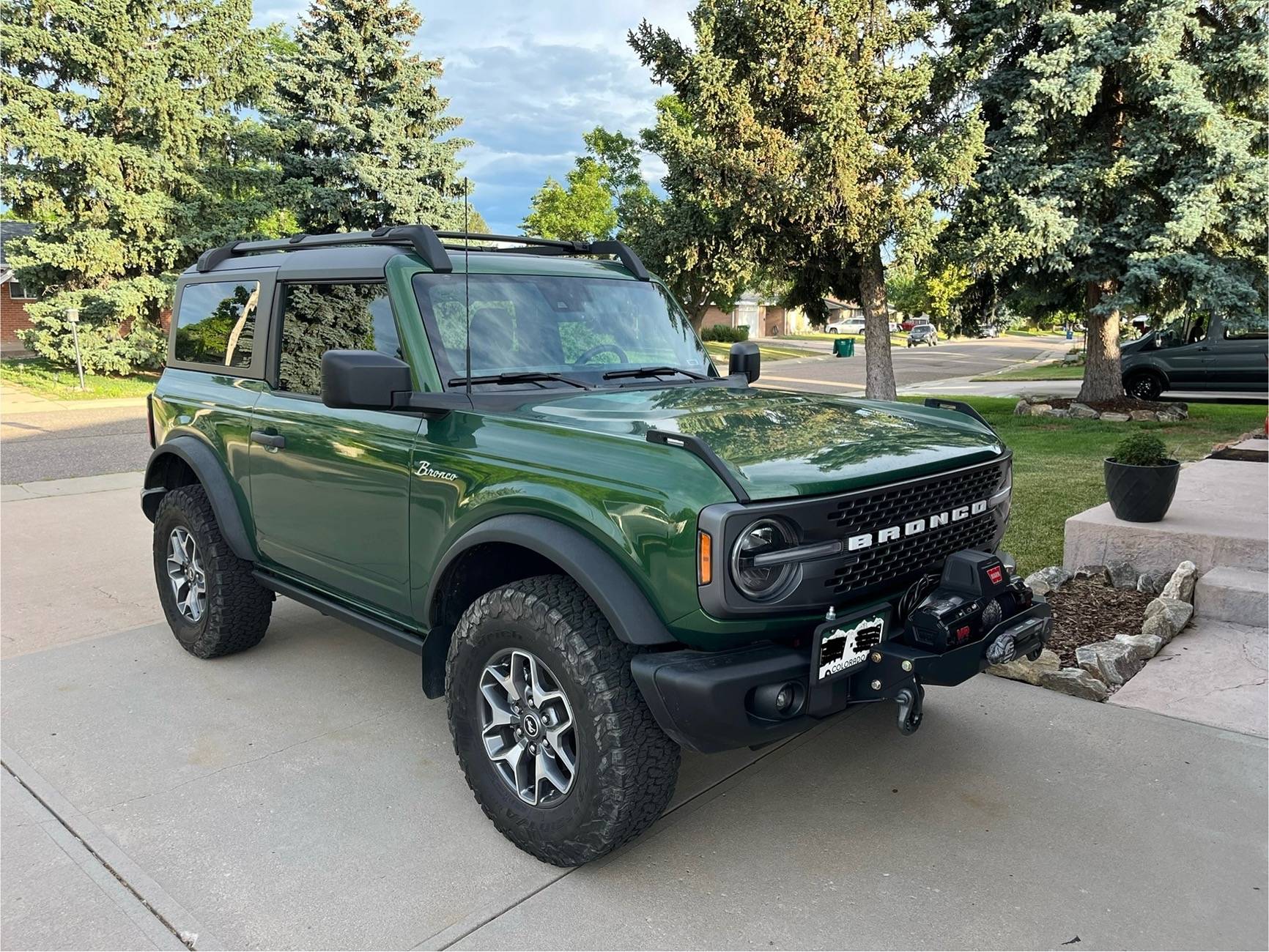 Ford Bronco Front License Plate Solutions for Capable Bumper IMG_1033