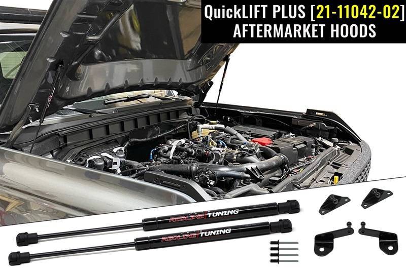 Ford Bronco Cervinis Stalker Hood installed 21-11042-02-2-