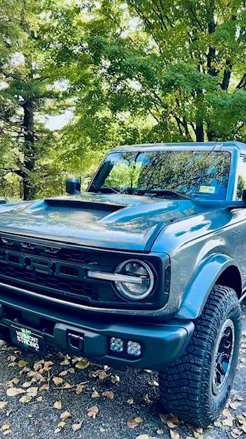 Ford Bronco New ADV Ram Air Hood Installed Ram Air Hood 2