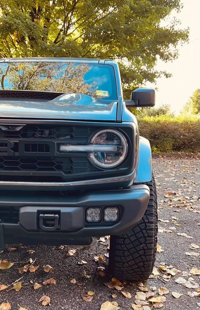 Ford Bronco New ADV Ram Air Hood Installed Ram Air Hood 3