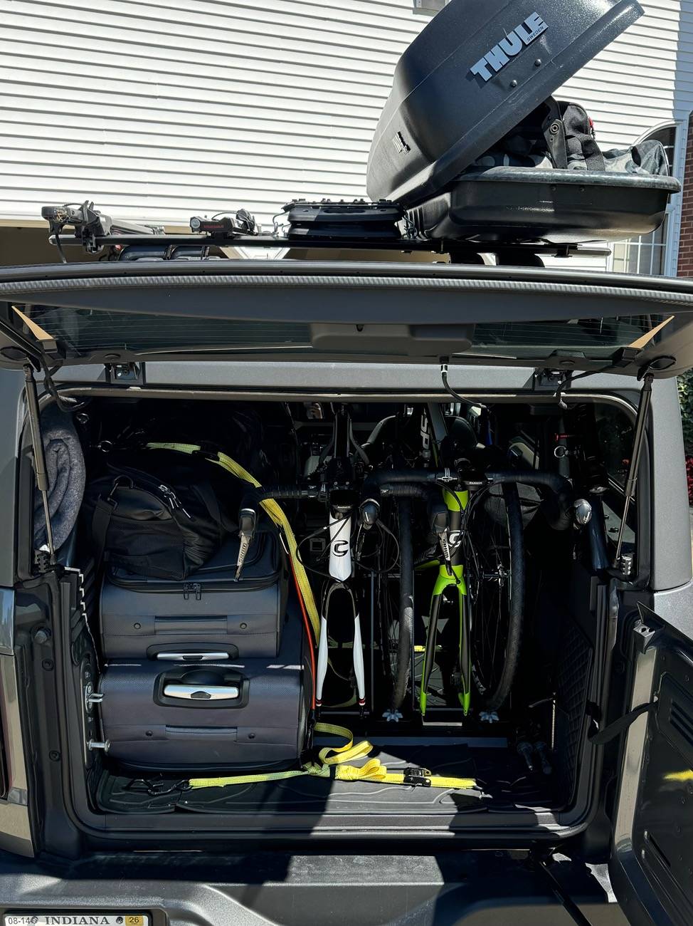 Ford Bronco Interior Bike Storage IMG_0690