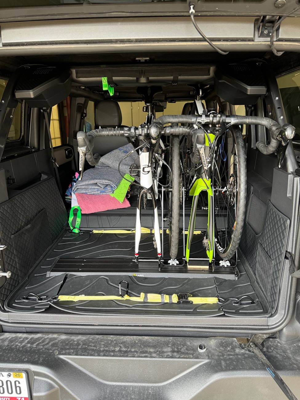 Ford Bronco Interior Bike Storage IMG_0589