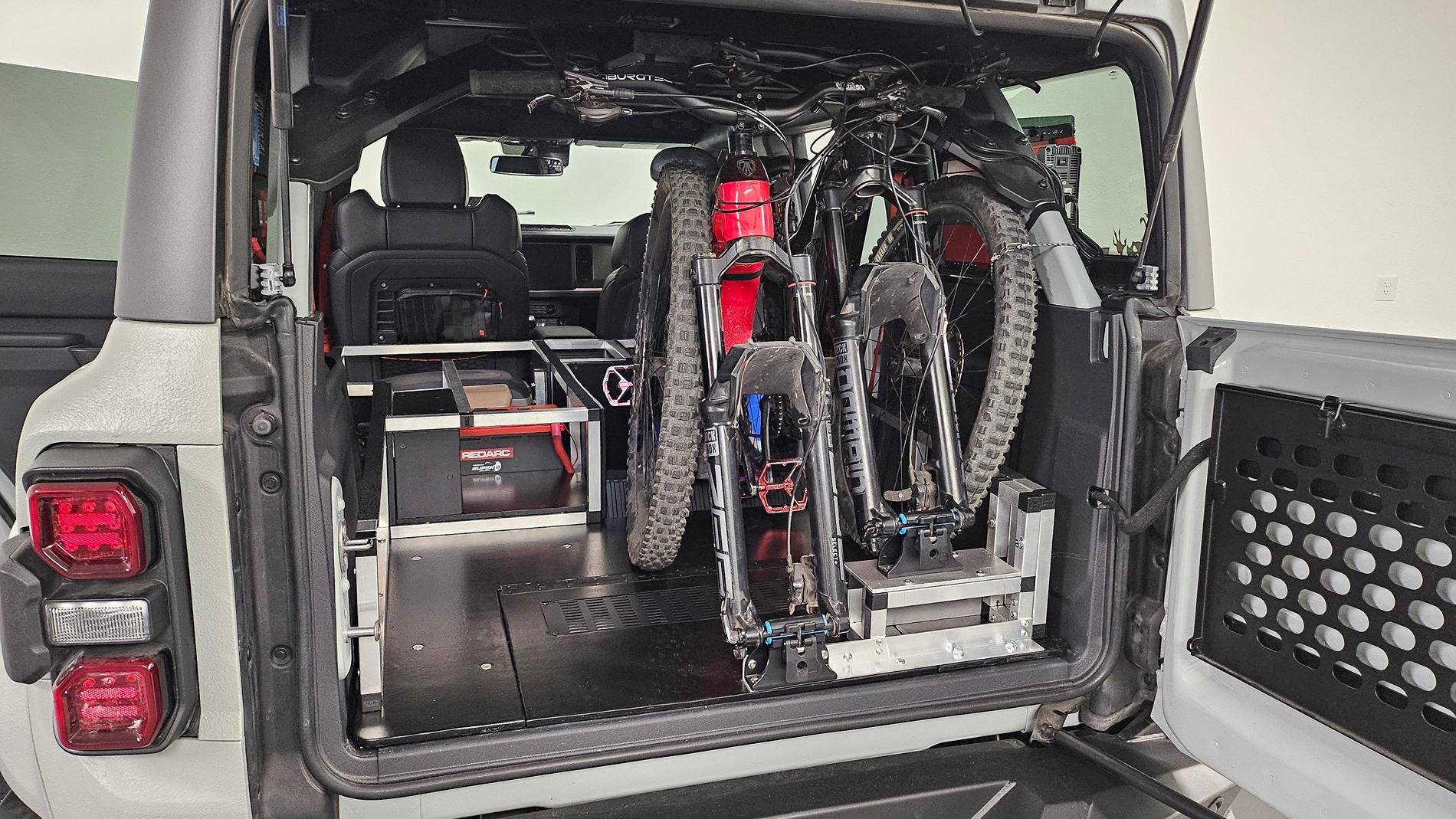 Ford Bronco Interior Bike Rack 20240810_194357