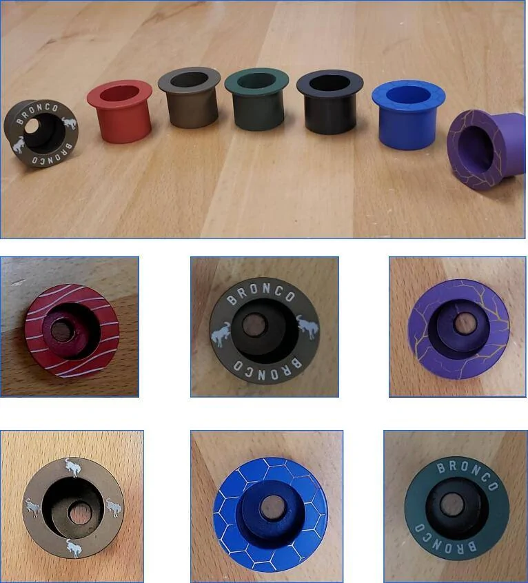 Ford Bronco ModCrate: Custom-Colored Hardtop Bushings: Cerakote Range Screenshot 2024-10-06 163603