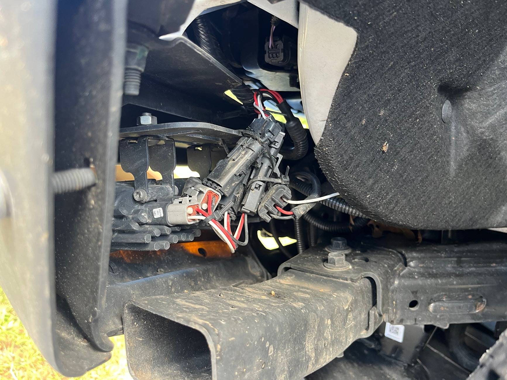 Ford Bronco Exposed Fog Light Wires IMG_4099