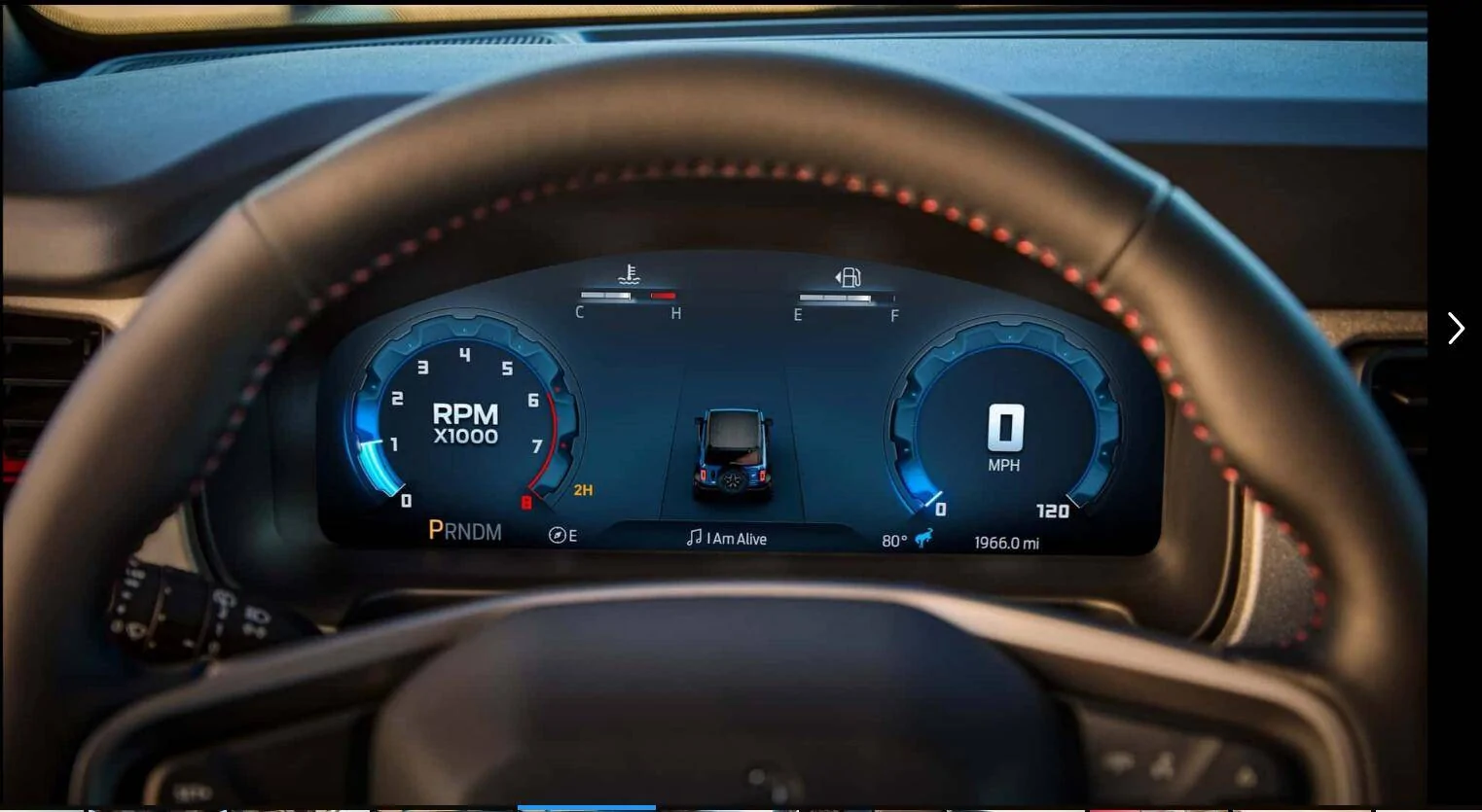 Ford Bronco Free Wheeling Package Debuts for 2025 Bronco Digital Cluster