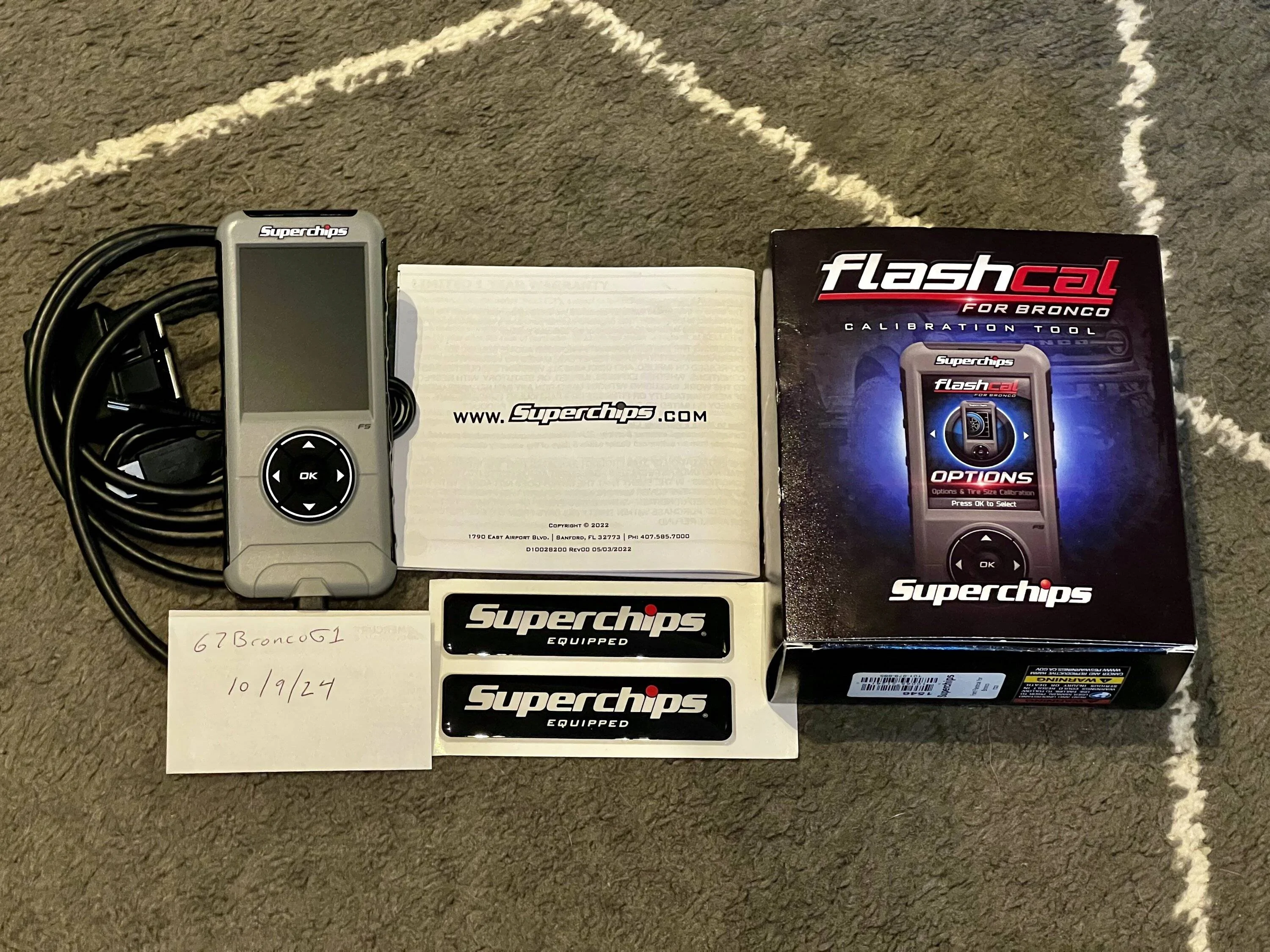 Ford Bronco Superchips Flashcal for Bronco $100 IMG_2339