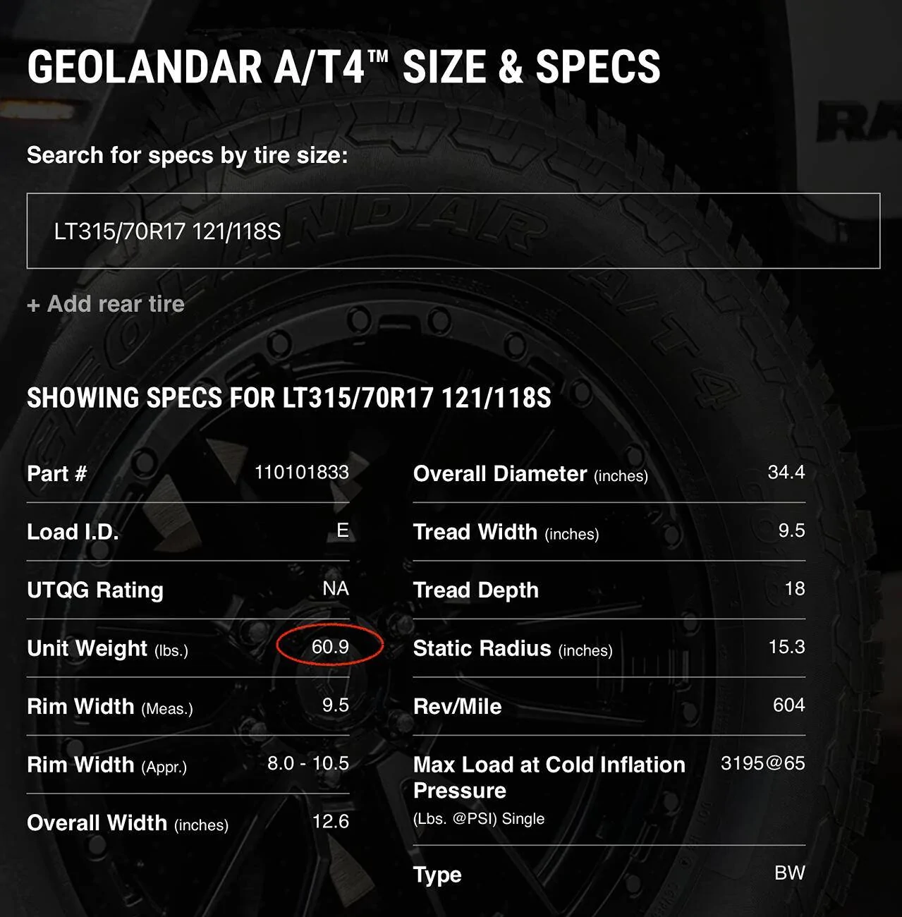 Ford Bronco SAS Replacement Tires - I've looked at every tire made, losing my mind. 🫠 Done=Baja ATs 1728521102937-5j