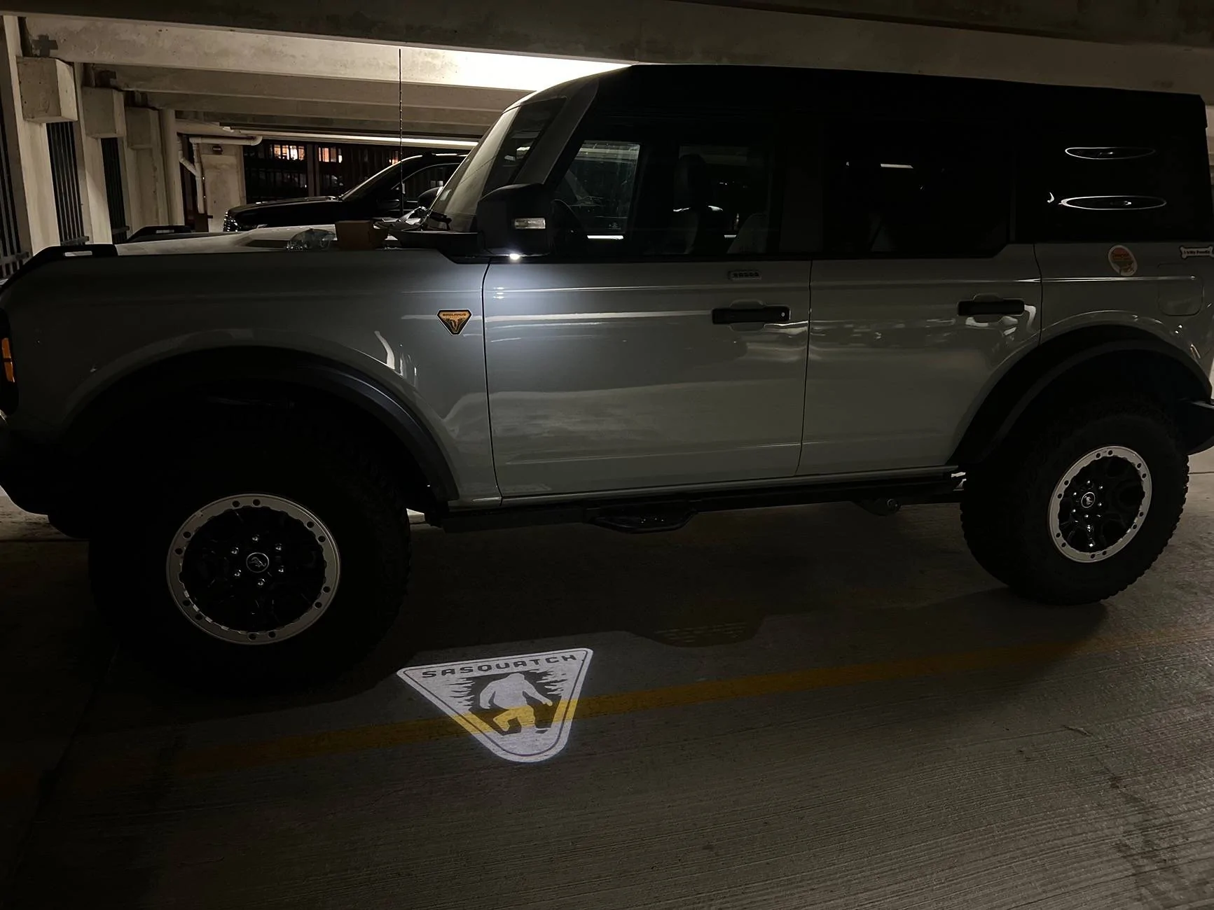 Ford Bronco Installed Sasquatch puddle lights from MVP IMG_8867