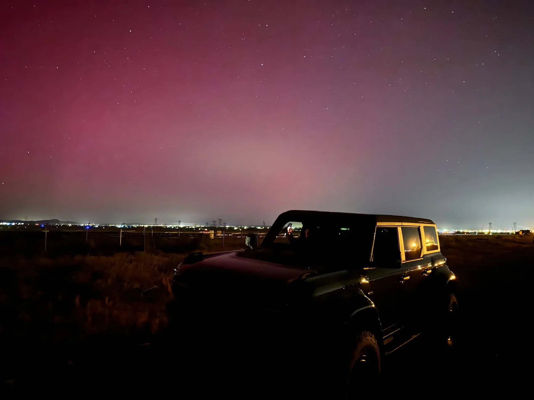 Ford Bronco Northern lights & Bronco, awesome photo opportunity! IMG_2960