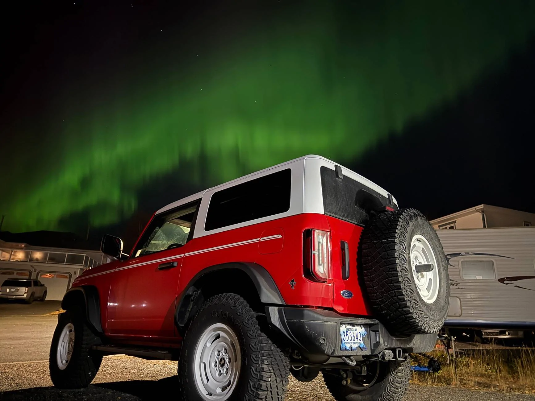 Ford Bronco Northern lights & Bronco, awesome photo opportunity! IMG_2721