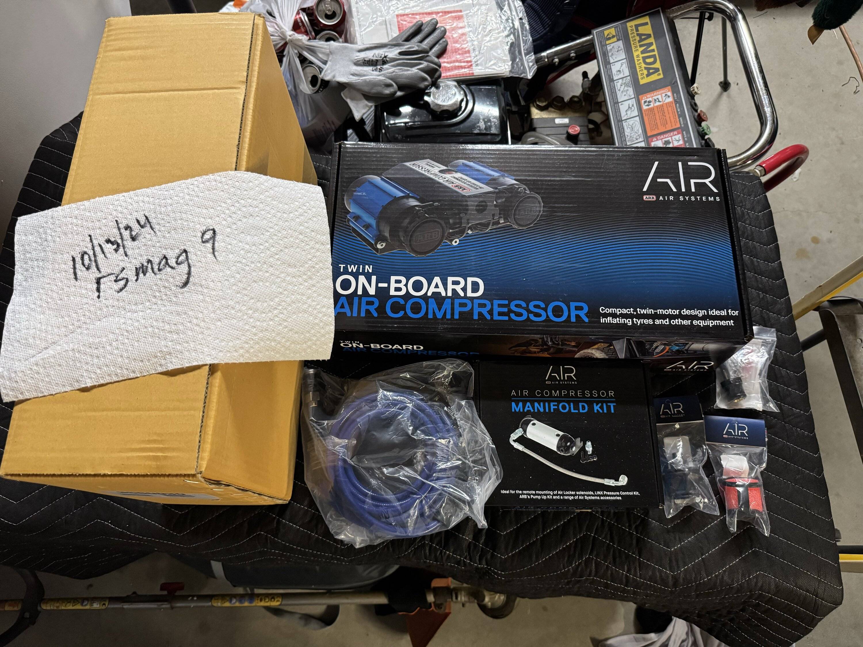 Ford Bronco ARB Underhood Air Compressor Kit (Twin compressor with mount) IMG_9625