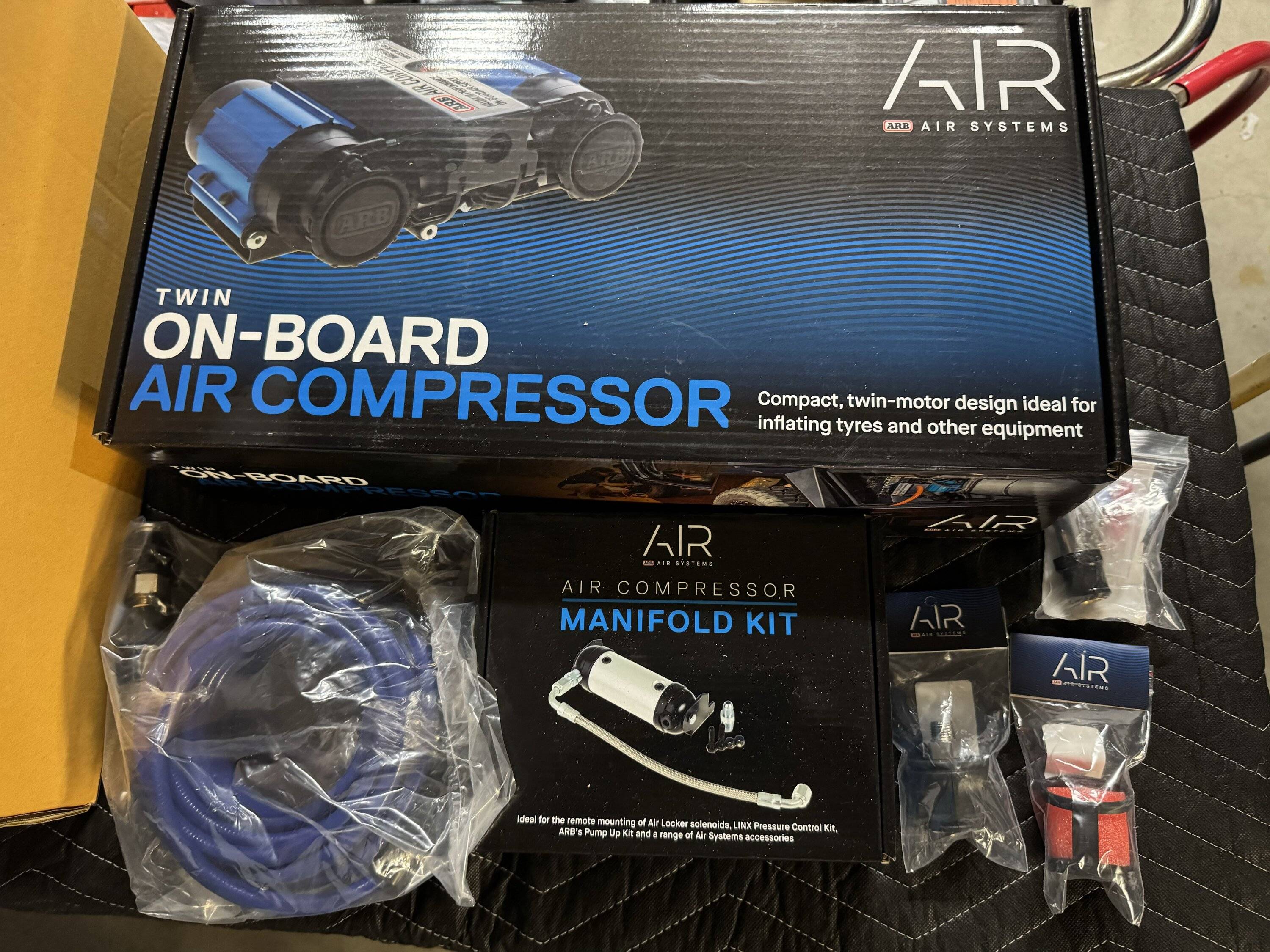 Ford Bronco ARB Underhood Air Compressor Kit (Twin compressor with mount) IMG_9626