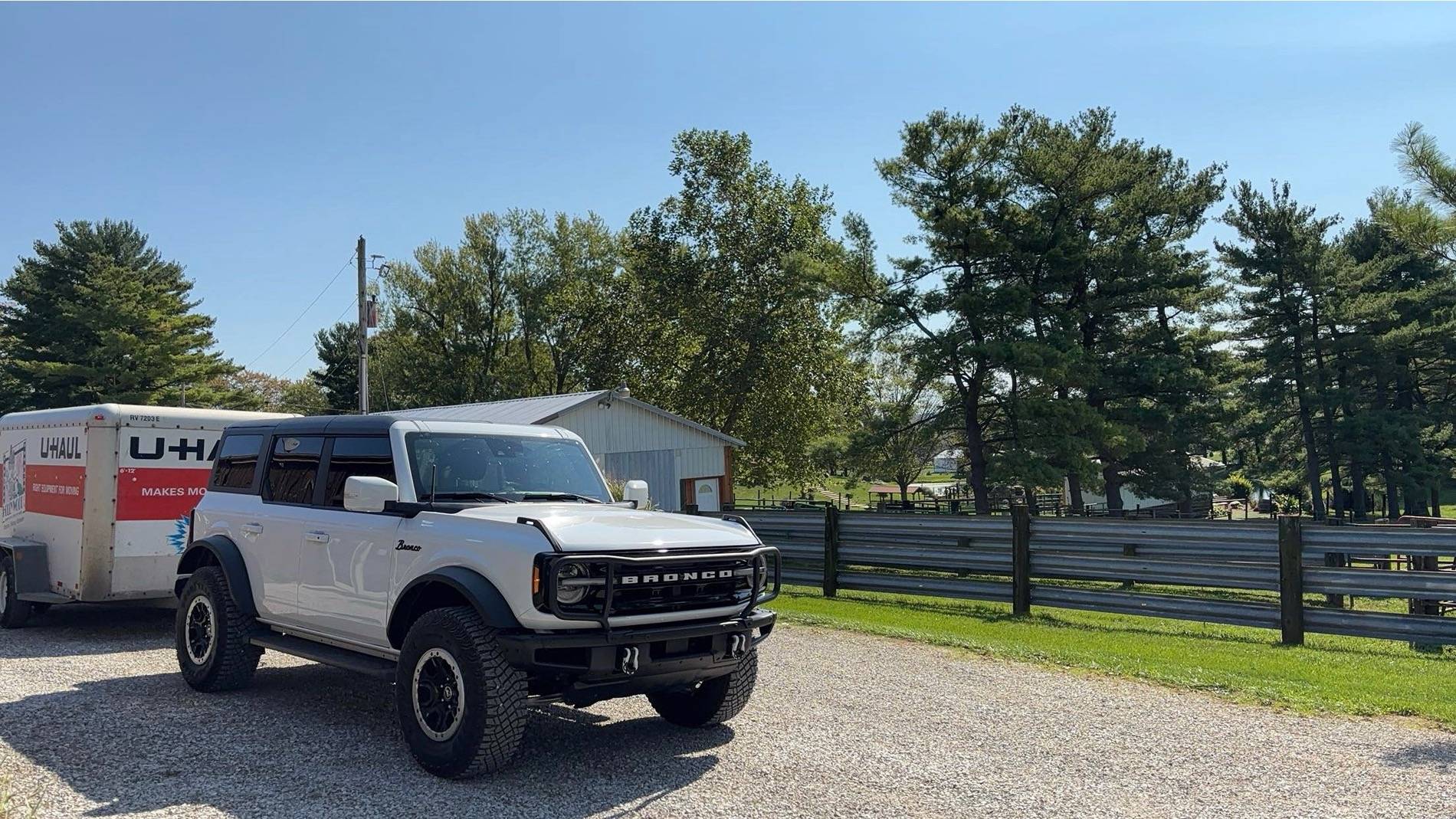 Ford Bronco 400 Mile Trip Towing Post-Wedding IMG_8182