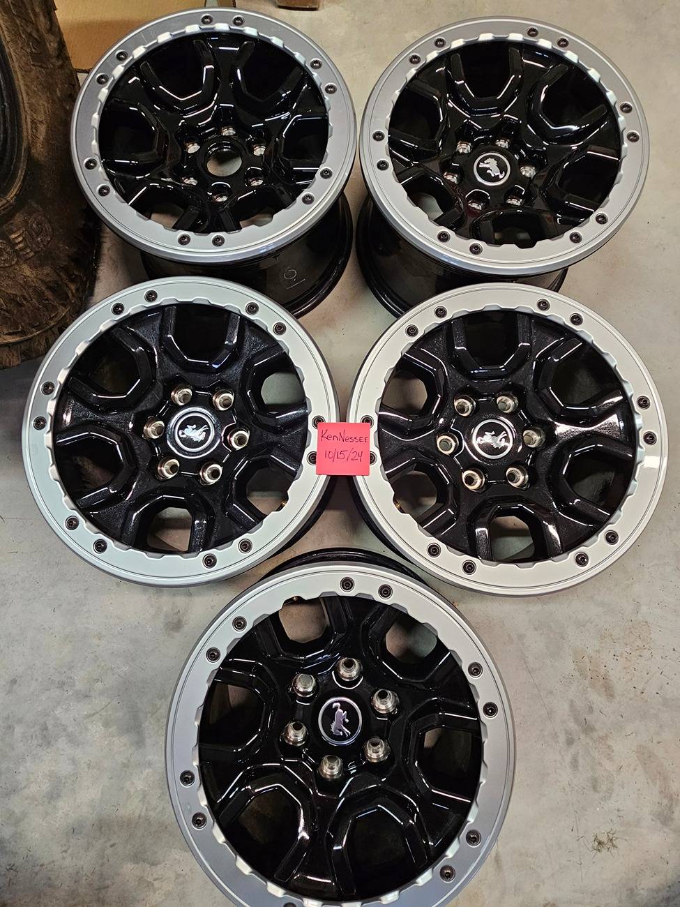 Ford Bronco Sasquatch wheels $600 20241015_162908