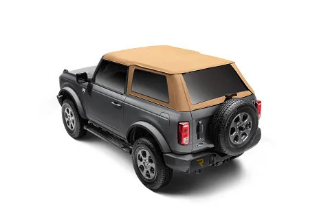 Ford Bronco Now Available: Voyager Fastback Soft Tops in TAN for 2- & 4-Door Broncos! havoc-voyager-fastback-top-tan-2024-ford-bronco-HFB-19-102-ov-0746-1