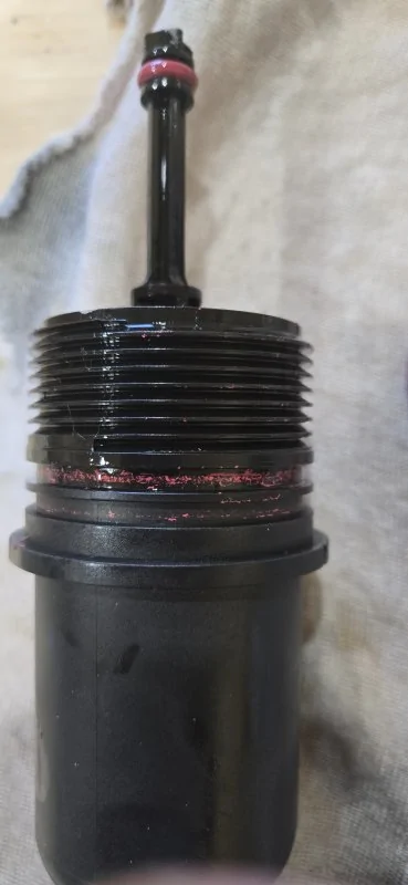Ford Bronco Deteriorated O-rings on Oil Filter 5
