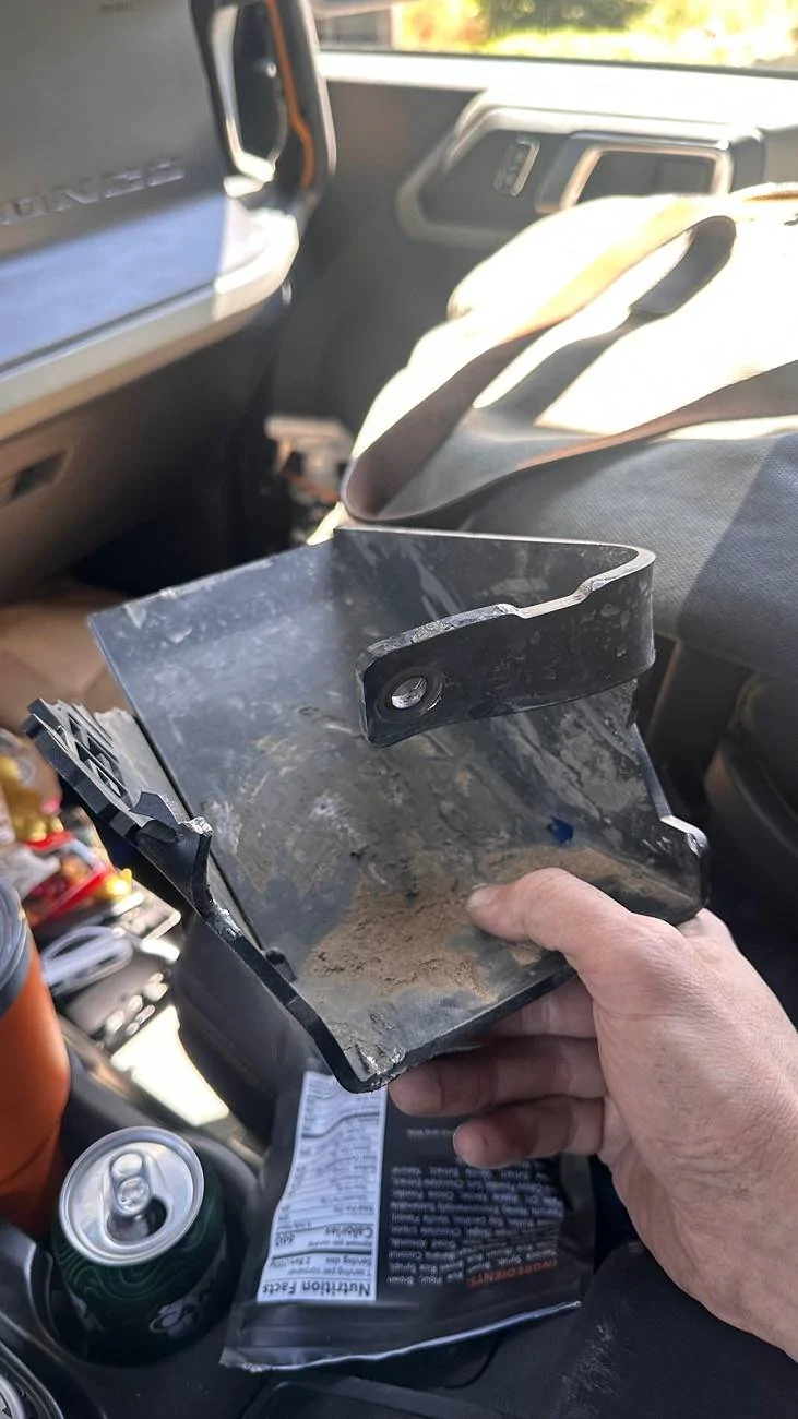 Ford Bronco Skid plate for rear lower trailing control arm IMG_4391