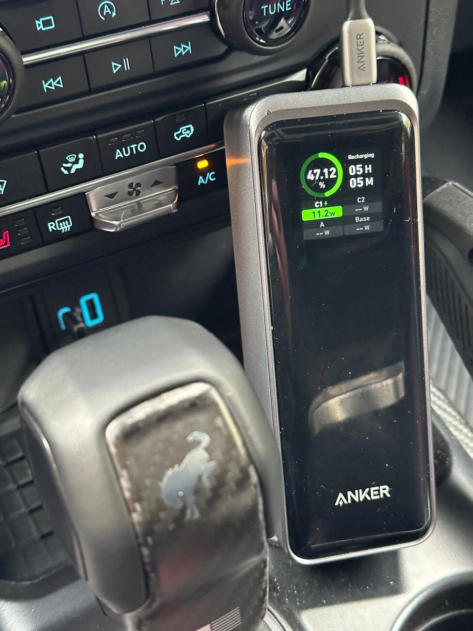 Ford Bronco USB-C output wattage IMG_0542