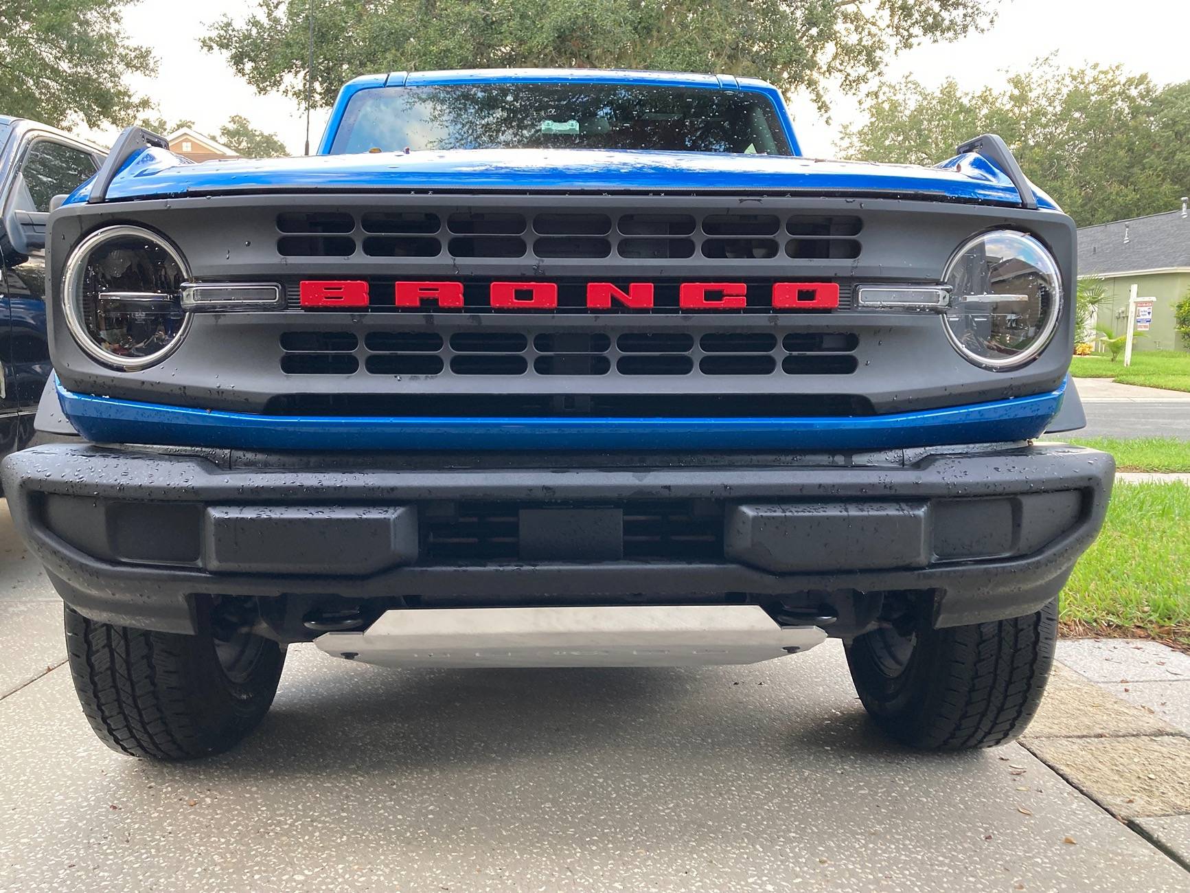 Ford Bronco Skid plates - Plastic Bumper IMG_4321