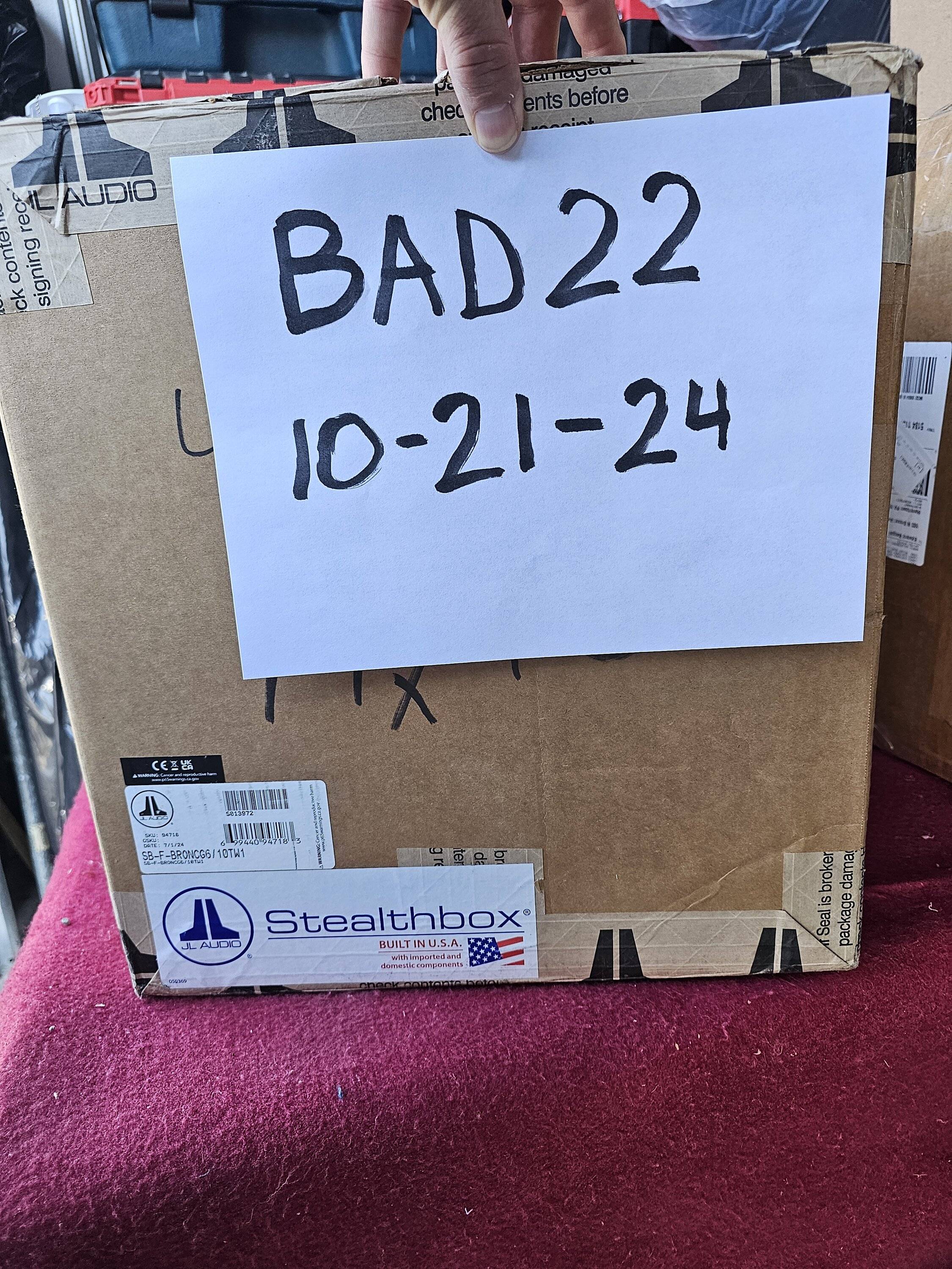 Ford Bronco JL Stealthbox New in box 20241021_135332