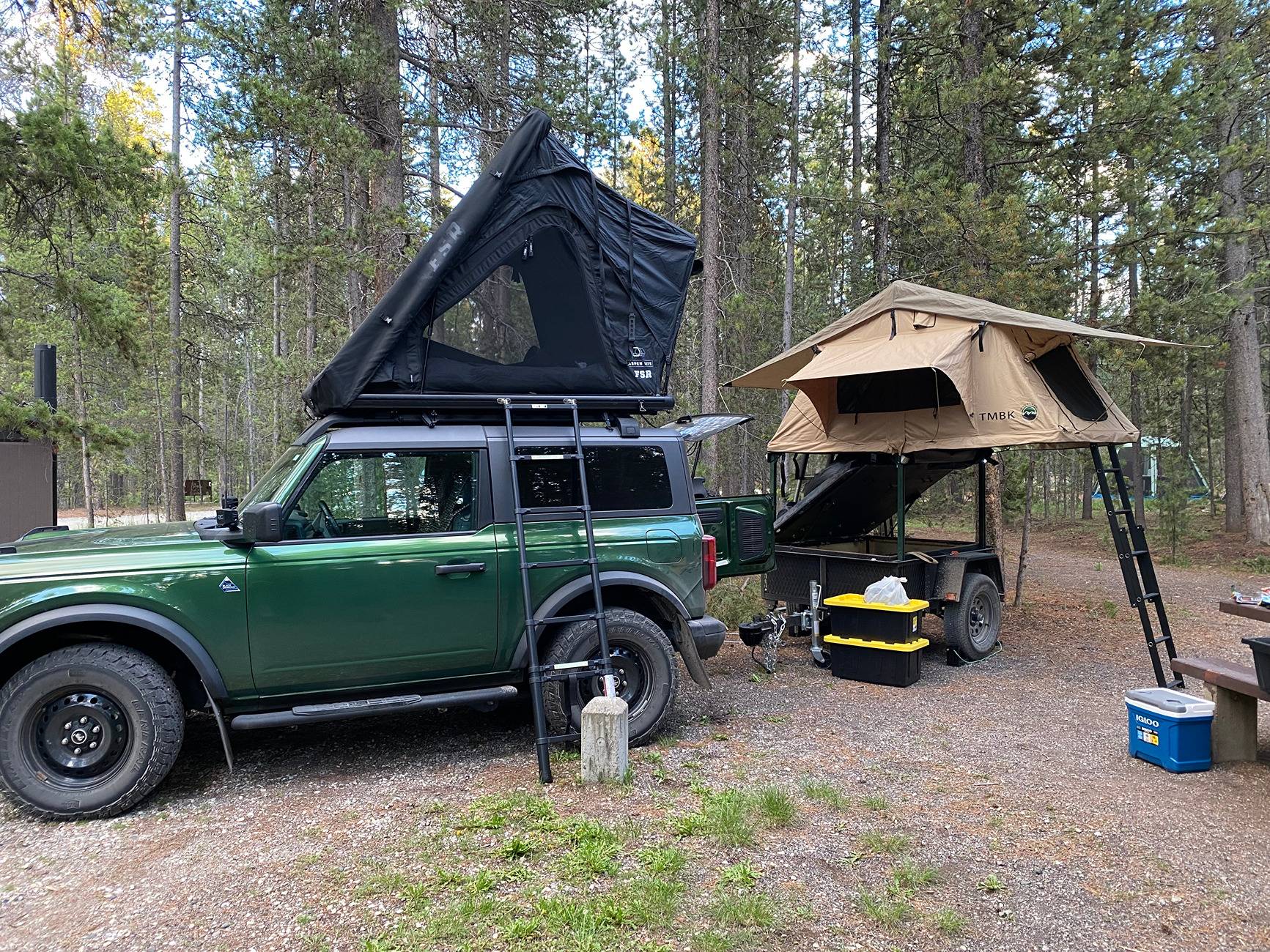 Ford Bronco Winter Camping Moments: Sharing the Experience ~RBT1