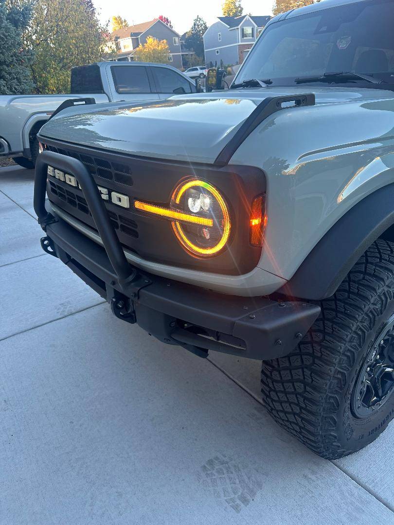 Ford Bronco Best Aftermarket Headlight option? green spot